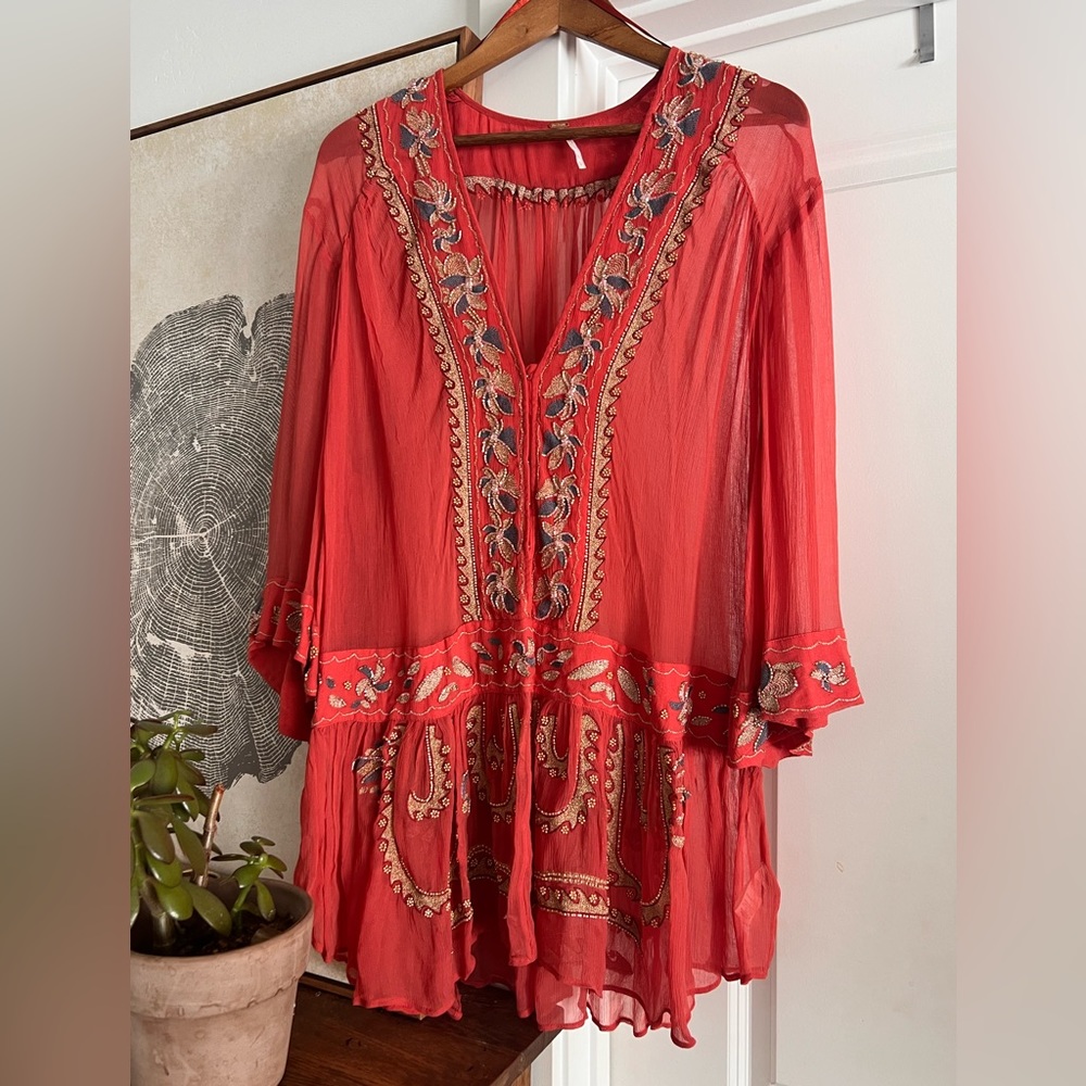 Free people beaded tunic